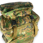 Тактичний рюкзак 50 л, одне відділення на блискавці, додаткові кишені, розмір: 70*35*20 см, піксель мультіколор - зображення 3