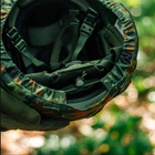 Маскировочный кавер чехол на каске PASGT и MICH для баллистического шлема раскраски Бундес - изображение 5