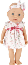 Пупс LS Baby Doll в білій сукні та з пов'язкою на голові 30 см (5904335895155) - зображення 2