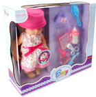 Lalka bobas Mega Creative Baby My Sveet Doll z długimi włosami i w różowej panamie 35 cm (5903246438635) - obraz 8