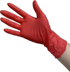 Рукавички MediОk Garnet нітрилові розмір XS 100 шт червоні - зображення 2
