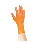 Рукавички MediОk Amber нітрилові розмір М 100 шт помаранчеві - зображення 2