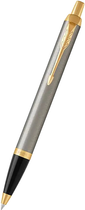 Ручка кулькова Parker IM 17 Brushed Metal GT BP (1931670) - зображення 1