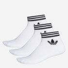 Набір жіночих шкарпеток коротких бавовняних Adidas TREF ANK SCK HC EE1152 35-38 3 пари Білий (4061619052190) - зображення 1