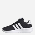 Підліткові кросівки для хлопчика adidas Lite Racer 3.0 El K HQ3763 38 Чорний/Білий (4066748642670) - зображення 2