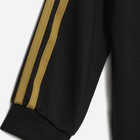 Komplet dresowy (bluza + spodnie) chłopięcy Adidas I 3S Shiny TS HR5874 86 cm Czarny/Złoty (4066748145928) - obraz 3