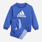 Дитячий спортивний костюм (світшот + штани) для хлопчика Adidas I Bos Jog Ft IB4767 98 Синій (4066762230884) - зображення 5