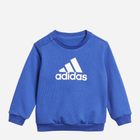 Дитячий спортивний костюм (світшот + штани) для хлопчика Adidas I Bos Jog Ft IB4767 98 Синій (4066762230884) - зображення 6