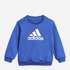 Дитячий спортивний костюм (світшот + штани) для хлопчика Adidas I Bos Jog Ft IB4767 98 Синій (4066762230884) - зображення 6