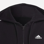 Толстовка на блискавці з капюшоном жіноча Adidas W 3S FT HD IC8769 L Чорна (4066752391359) - зображення 4