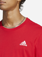 Koszulka męska bawełniana Adidas M SL SJ Tee IC9290 L Czerwona (4066745410142) - obraz 3