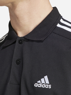 Koszulka polo męska Adidas M 3S PQ PS IC9310 S Czarna (4066745365718) - obraz 3