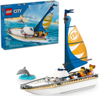 Zestaw konstrukcyjny Lego City Żaglówka 102 elementy (60439) - obraz 1