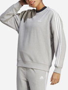 Bluza damska bez kaptura Adidas W 3S FT SWT IC9905 S Jasnoszara (4066752388168) - obraz 2