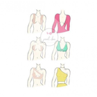 Тейп для грудей тілесний + наклейки на груди - зображення 3