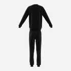 Підлітковий теплий спортивний костюм (світшот + штани) для хлопчика Adidas Junior Fleece Tracksuit IB4095 164 см Чорний (4066762249961) - зображення 2