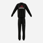Підлітковий теплий спортивний костюм (світшот + штани) для хлопчика Adidas Junior Fleece Tracksuit IB4095 176 см Чорний (4066762249886) - зображення 1