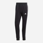 Спортивні штани чоловічі утеплені adidas Fleece 3-Stripes TapeЧервоні Cuff Pants IB4030 L Чорні (4066762310104) - зображення 4