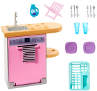 Меблі та аксесуари Mattel Barbie Кухня (194735095070) - зображення 2