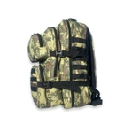 Тактичний штурмовий рюкзакT147 два відділи, дві кишені, додаткове кріплення розм 50*35*30 см камуфляж - изображение 6