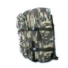 Тактичний рюкзак 18051-1 армійський два відділення фронтальні кармани 35л Розмір 50*30*23,камуфляж - зображення 6