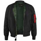 Куртка літня Sturm Mil-Tec US Summer MA1 Flight Jacket Black 3XL (10401502) - изображение 2