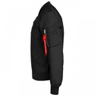 Куртка літня Sturm Mil-Tec US Summer MA1 Flight Jacket Black 3XL (10401502) - изображение 4