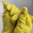 Перчатки Нитриловые желтые M, 100 шт (MediOk SOLAR SAPPHIRE) - изображение 4