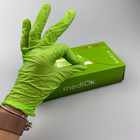 Перчатки Нитриловые зеленые M, 100 шт (MediOk EMERALD) - изображение 4
