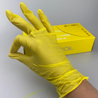 Перчатки Нитриловые желтые, S, 100 шт (MediOk SOLAR SAPPHIRE) - изображение 2