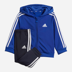 Дитячий спортивний костюм (толстовка + штани) для хлопчика adidas I 3S Shiny TS IJ8849 80 см Синій (4066762223206) - зображення 1