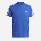 Футболка бавовняна довга чоловіча Adidas M 3S SJ T IS1338 M Синя (4066766957596)