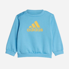 Дитячий спортивний костюм (світшот + штани) для хлопчика Adidas I BOS LOGO JOG IS2519 68 см Блакитний/Темно-синій (4067887402194) - зображення 2