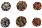 Набір металевих монет Drawlab Entertainment Скандинавські 24 шт (5902650610705) - зображення 3