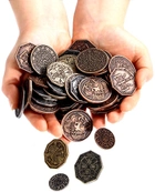 Zestaw metalowych monet Drawlab Entertainment Nordyckie 24 szt (5902650610705) - obraz 4