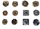 Набір металевих монет Drawlab Entertainment Космічні одиниці 24 шт (5902650611948) - зображення 2