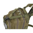 Тактичний рюкзак військовий туристичний Trizand (Польща) 26 л Зелений - зображення 9