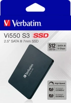 SSD диск Verbatim VI550 S3 512GB 2.5" SATA III Black - зображення 5