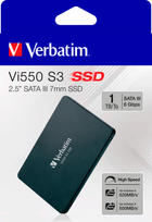 SSD dysk Verbatim VI550 S3 1TB 2.5" SATA III Black - obraz 5