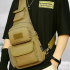 Тактическая сумка 5L coyote / универсальная/ военная/ плечевая - изображение 8