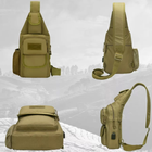 Тактична сумка 5L coyote / універсальна/ військова/ плечова - зображення 10