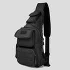 Тактическая сумка 5L black / через плечо - изображение 6