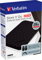 SSD dysk Verbatim Store ‘n’ Go 256GB USB 3.2 Gen 1 Black - obraz 4