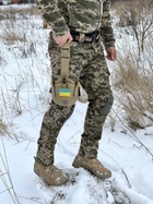 Кобура на ногу військова на ремінцях з регуляцією з фіксатором для пістолета Камуфляж пісочний (Intr-1372514016-5) - зображення 2