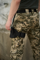 Кобура на ногу військова на ремінцях з регуляцією із фіксатором для пістолета Чорний (Intr-1372514016-5) - зображення 7