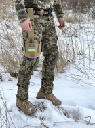 Кобура на ногу військова на ремінцях з регуляцією з фіксатором для пістолета Камуфляж пісочний (Intr-1372514016-5) - зображення 6