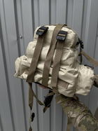 Тактичний водонепроникний штурмовий рюкзак для кемпінгу Бежевий (Intr-1886863163-2) - зображення 5