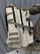 Тактичний водонепроникний штурмовий рюкзак для кемпінгу Бежевий (Intr-1886863163-2) - зображення 9