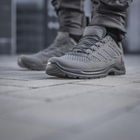 Тактические кроссовки сеточкой M-Tac Iva Grey серые 45 - изображение 11