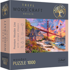 Puzzle drewniane Trefl Zachód Słońca 1000 elementów (5900511201642) - obraz 1